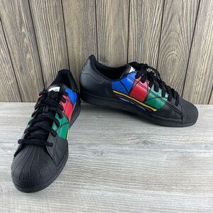 Adidas Superstar Pure Colorful Trefoil Core Black FU9518 Mens Size: 13